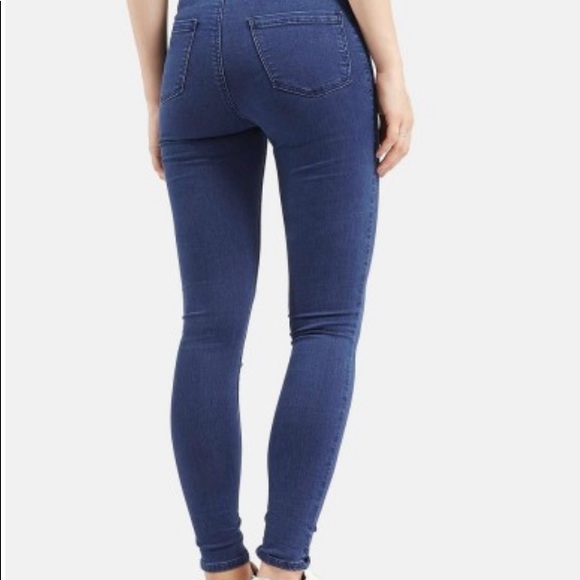 Moto Dark indigo Joni jeans  TopShop W26 L30 - Picture 2 of 8
